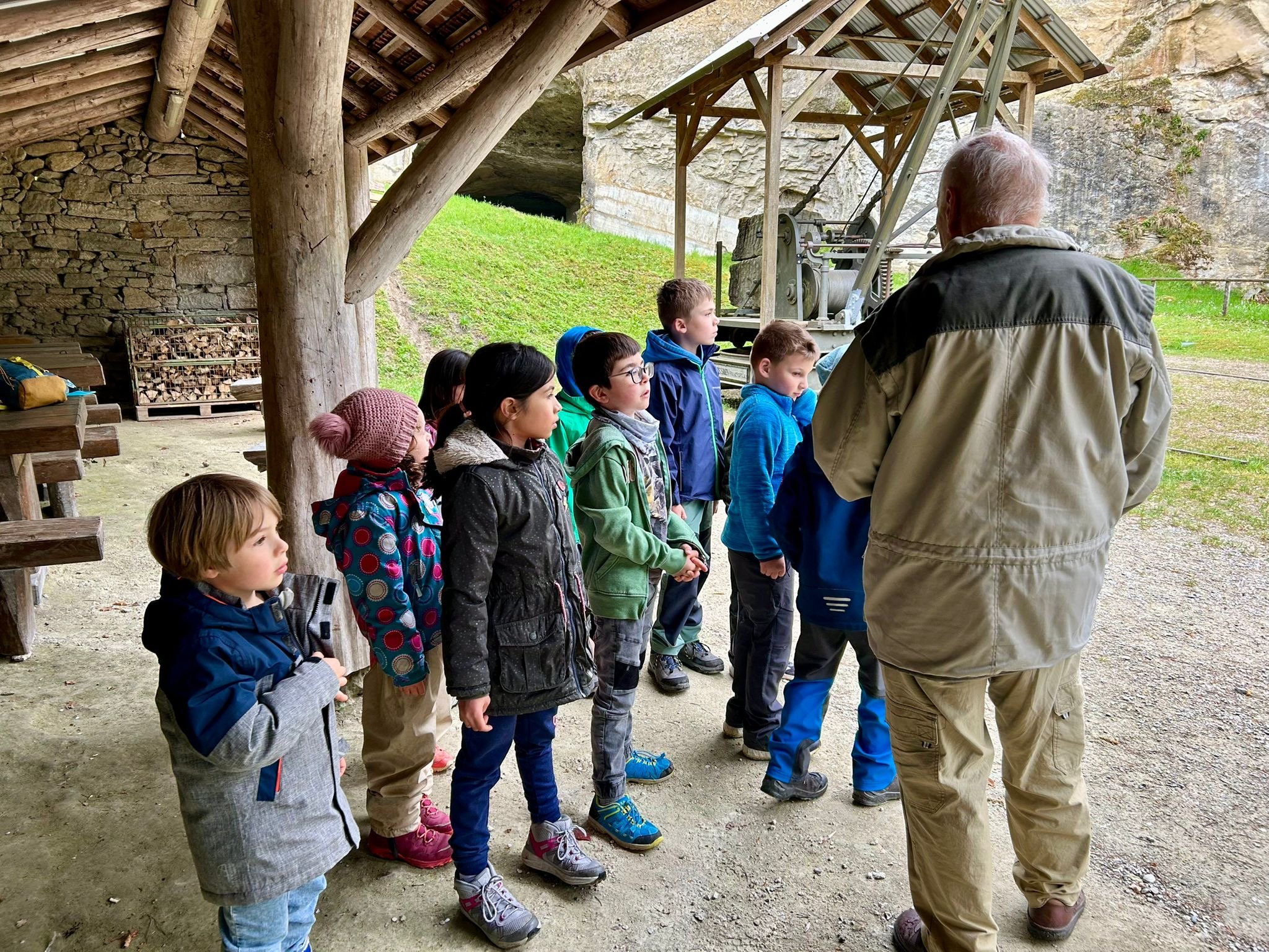Besuch im Steinbruch Mägenwil
