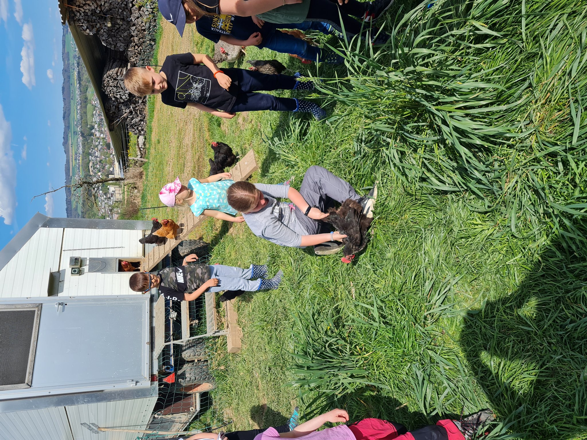 Zu Besuch auf dem Nüelteschehof